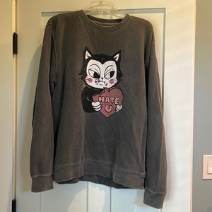 Just Peachy “Hate U” crew neck size M